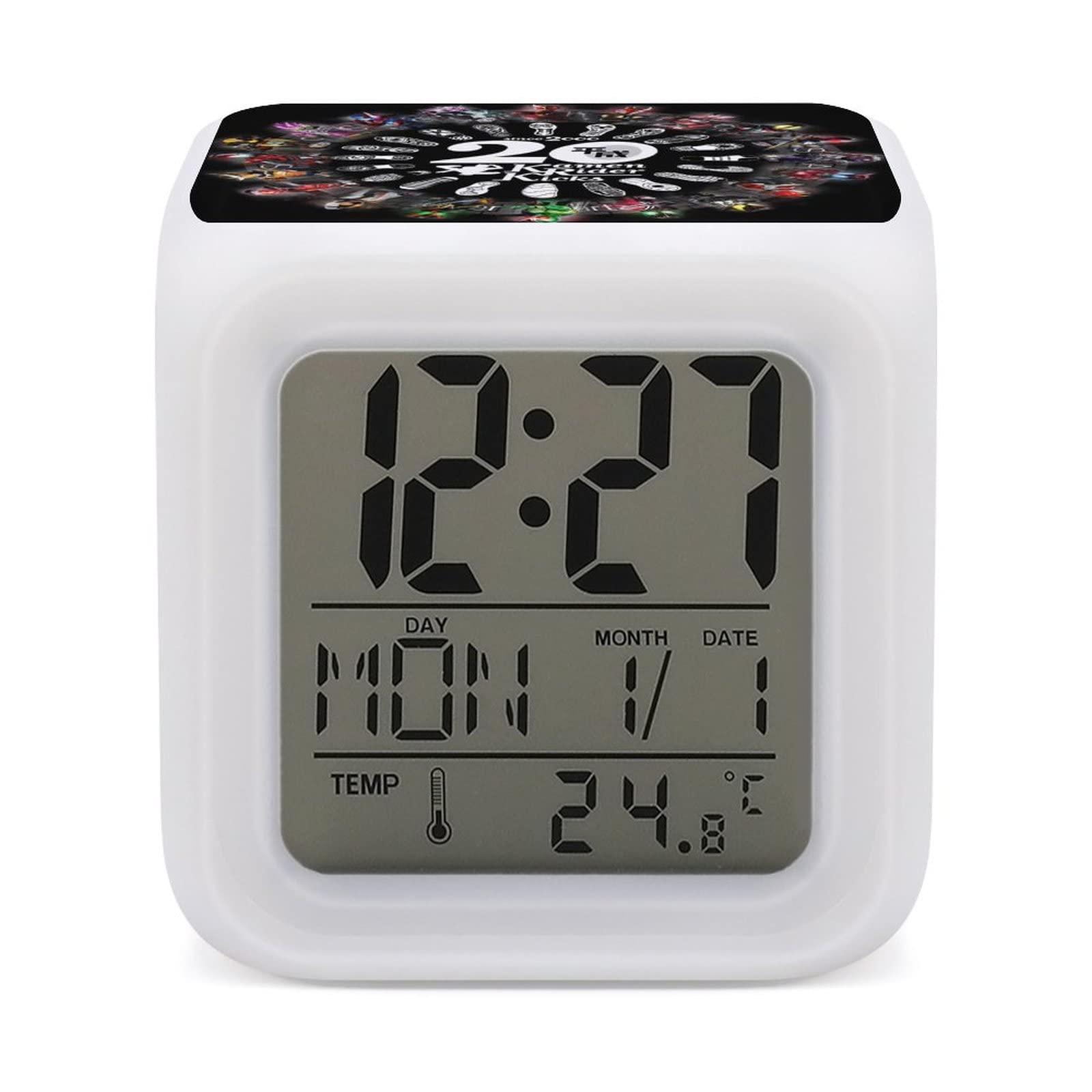 Amazon.co.jp: 目覚まし時計 仮面ライダー 平成 置き時計